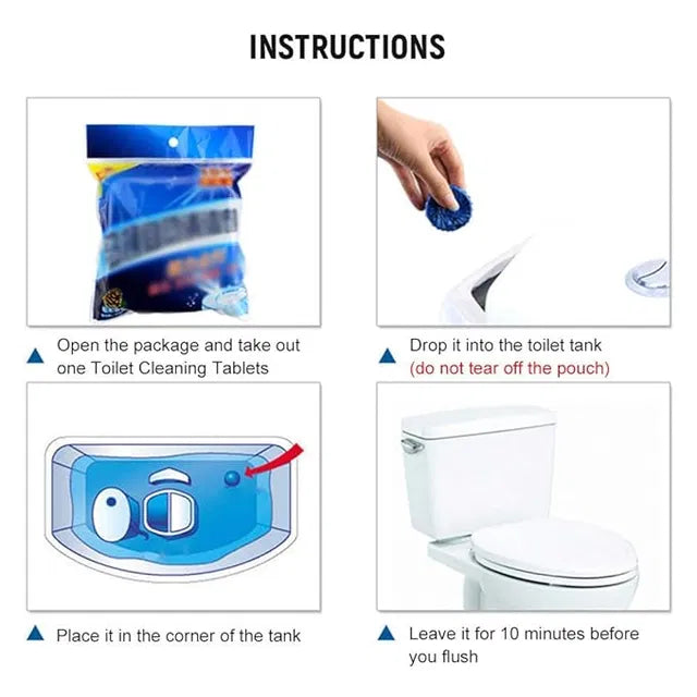 Toilet Deodorizer Bathroom Cleaners 10PCS